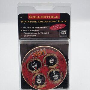 1997 Gartlan KISS Psycho Circus Mini 3.5" Collectible Plate / Ornament USA Rare
